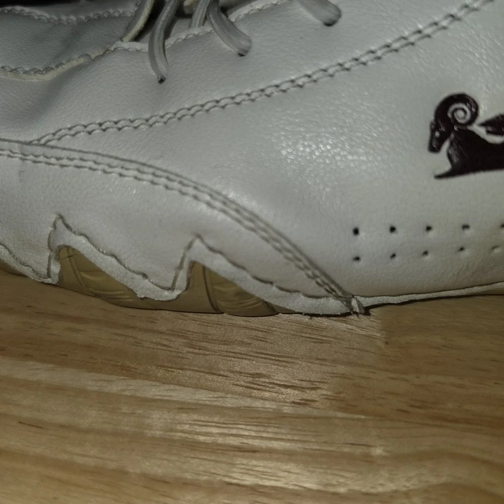 Dbeck White Boxing Wrestling Shoes Men's 40  Leather Chukka Boots Soft 7.5 US